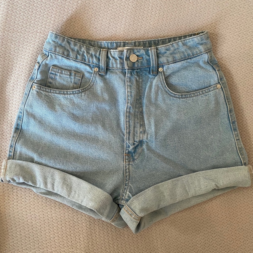 Denim shorts